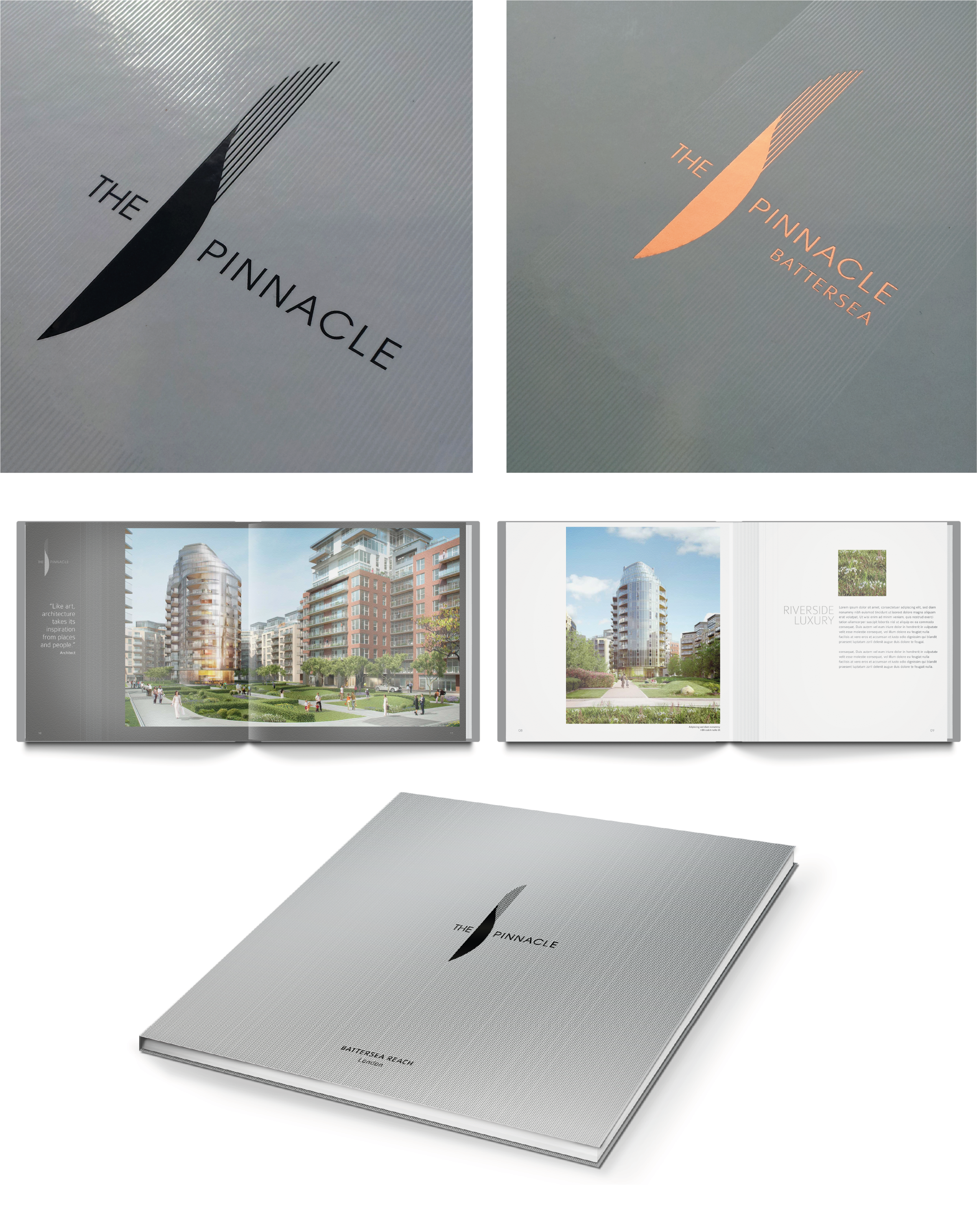 The Pinnacle Tower branding