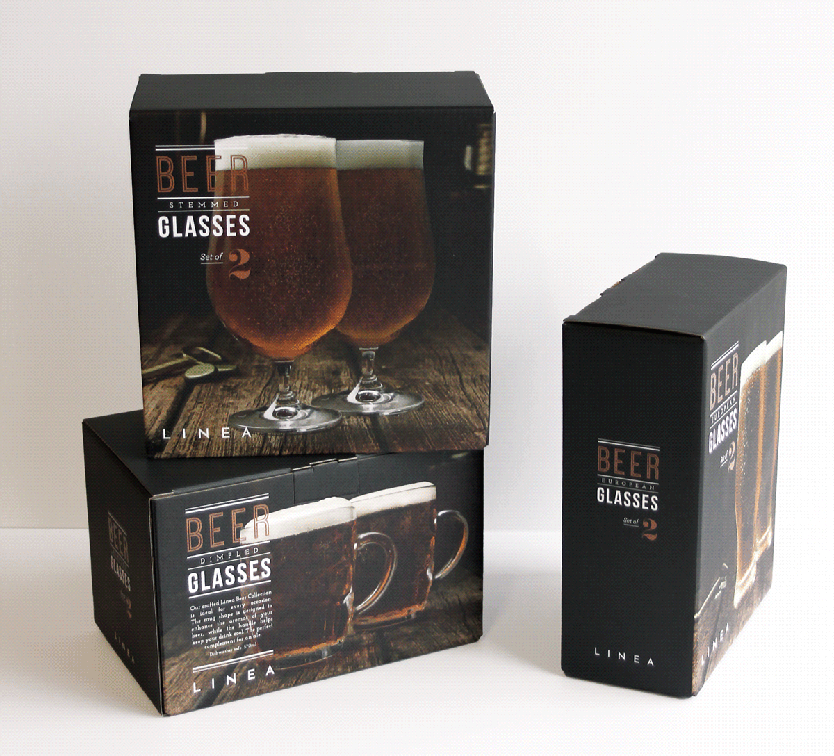 House of Fraser_Beer_glasses_Packaging