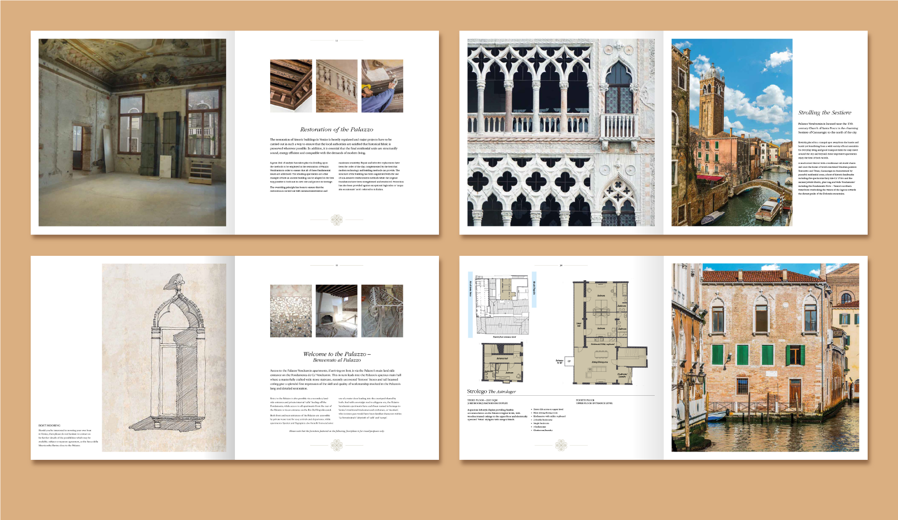 Palazzo Vendramin Brochure spreads